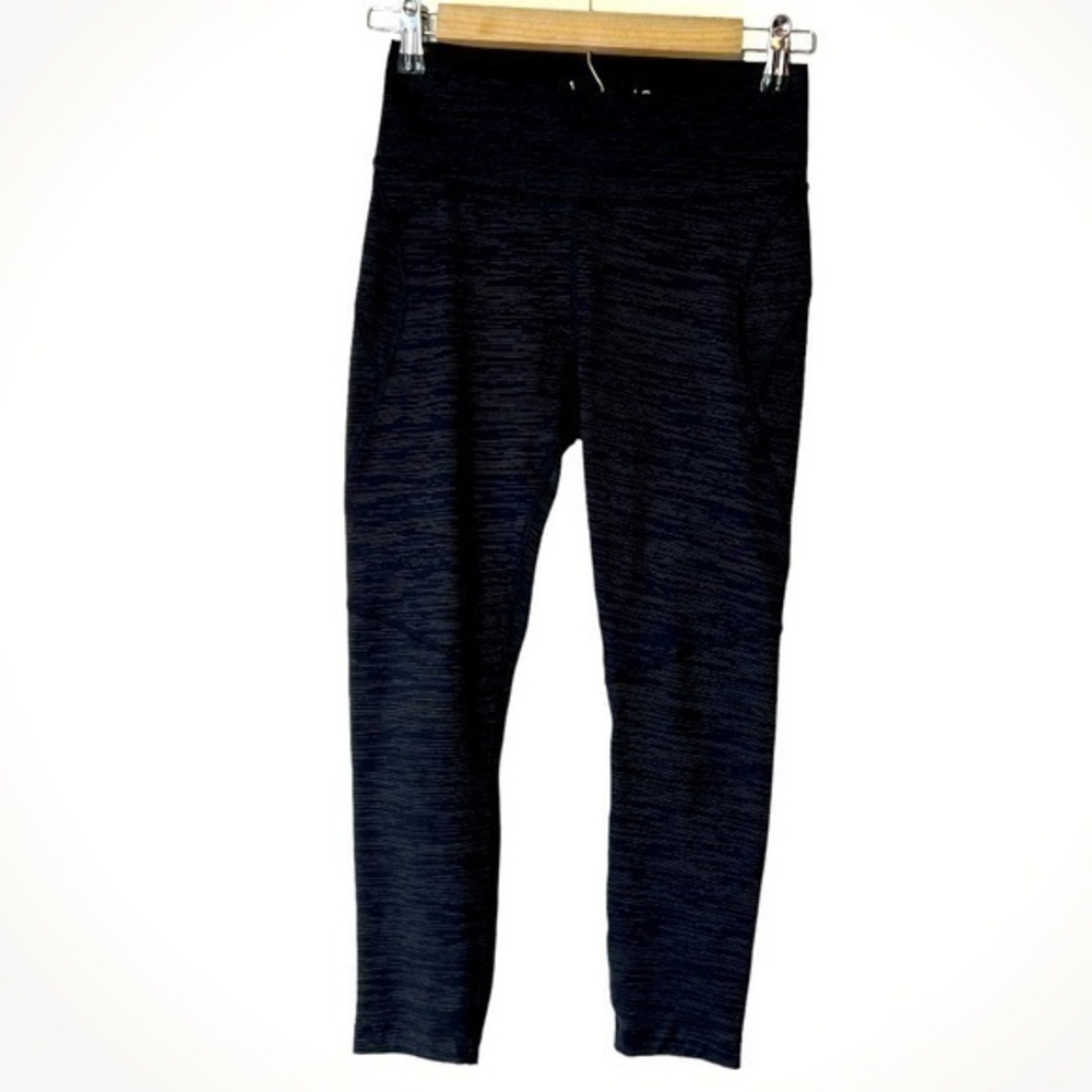 Outdoor voices TechSweat 3/4 Legging in dark gray space dye